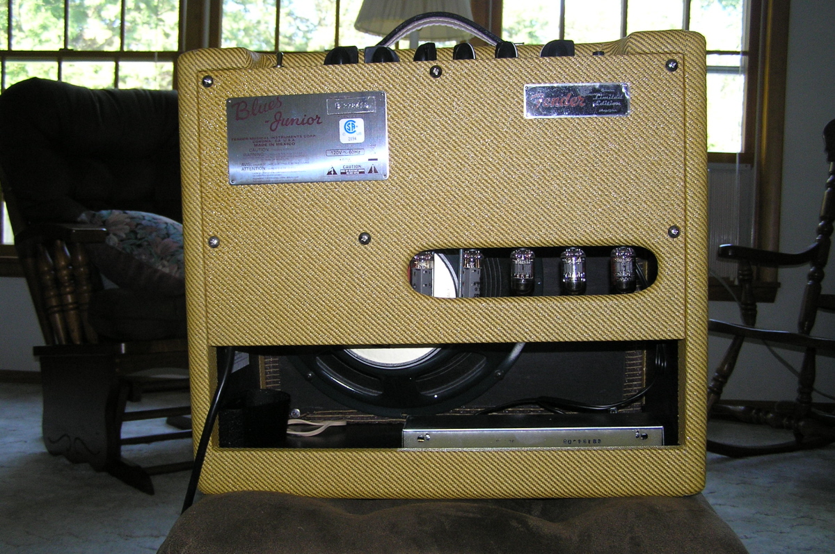 Pedal Steel and Guitar Played Through A Fender Blues Junior Tweed